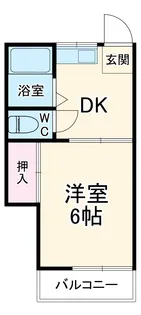 ハイツ白馬【2階】の間取り