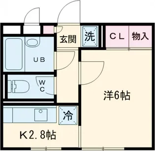 オーク・イースト【2階】の間取り