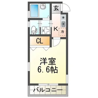 ディアコート【1階】の間取り