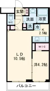 アイルプレミアム東京上石神井【102号室】の間取り
