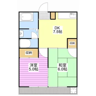 新川ハイツ【201号室】の間取り