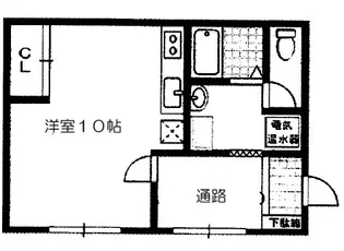 野上ビル【2号室】の間取り