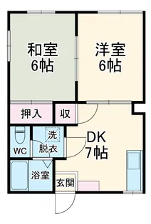 グレースコーポⅠ【103号室】の間取り