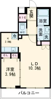 アイルプレミアム東京上石神井【503号室】の間取り