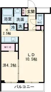 アイルプレミアム東京上石神井【301号室】の間取り