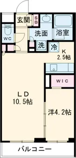 アイルプレミアム東京上石神井【404号室】の間取り