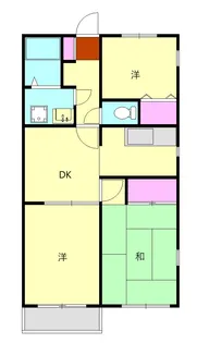 フェリース露木A【2階】の間取り