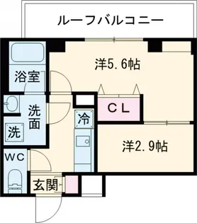 アイルプレミアム東京上石神井【505号室】の間取り
