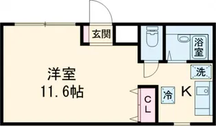 パラッツオ・アファシナンテ【3階】の間取り