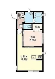 テルメゾン【102号室】の間取り