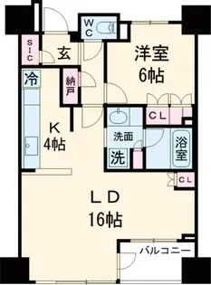 プラウド葛西【11階】の間取り