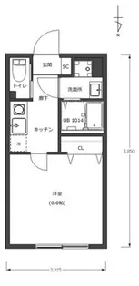 D-STYLE千住大橋【2階】の間取り