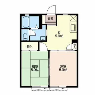 セレッソ大島【102号室】の間取り