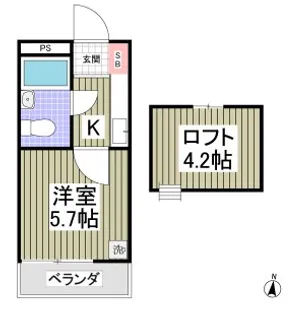 アマリリス【205号室】の間取り