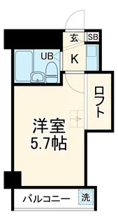 アメリカンドリーム【4階】の間取り