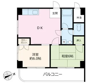 チェリーピア21 (東向島)【4階】の間取り