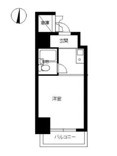 スカイコート下高井戸【9階】の間取り