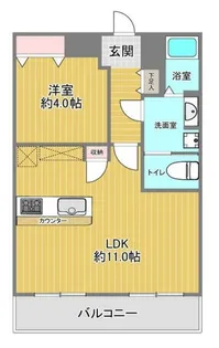 岡本グリーンハイツ【3階】の間取り