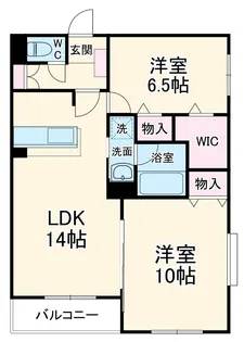プランドール峰【305号室】の間取り