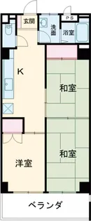 サンハイツ泊【502号室】の間取り