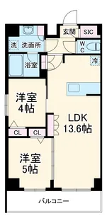 アーバンパーク船堀Ⅱ【5階】の間取り