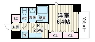 AVANTI atsuta【8階】の間取り