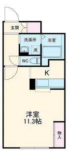 メゾンシャルムⅣ【104号室】の間取り