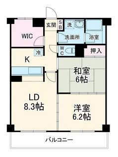 ガーデンヒルズ和光7【302号室】の間取り