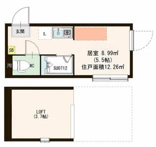 brilliant久我山【2階】の間取り