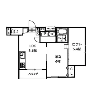 ルネ・丸美Ⅳ【1階】の間取り