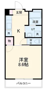 クレセールⅠ【202号室】の間取り