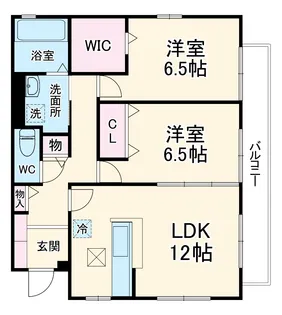 Brise Douce【1階】の間取り