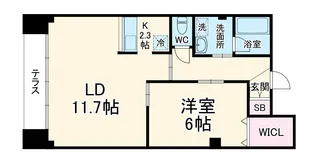 エスペランサココミキヤ【4階】の間取り