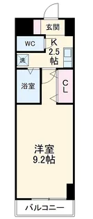 A・City三河安城東町【6階】の間取り