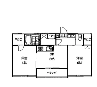 ルネ・丸美Ⅳ【2階】の間取り