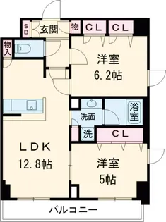 ロイジェント志村坂上【5階】の間取り