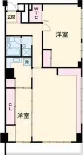 シャトー小金井【1004号室】の間取り