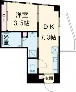 NO.7ゼルコバマンション【3階】の間取り