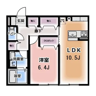 HEIMMAISON中田本町A【3階】の間取り