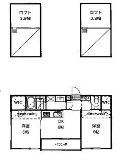 ルネ・丸美Ⅳ【3階】の間取り