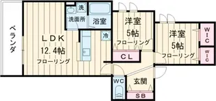 (仮称)へーベルメゾン立石5丁目【2階】の間取り