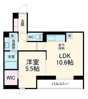 D PAINA 登戸II【1階】の間取り