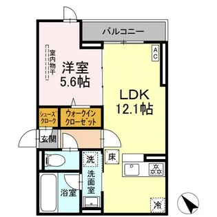 D PAINA 登戸II【1階】の間取り