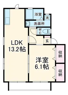 セジュールFX【1階】の間取り