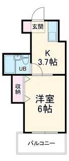 メゾン豊中part18【4階】の間取り