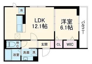 D PAINA 登戸II【2階】の間取り