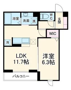 D PAINA 登戸II【3階】の間取り