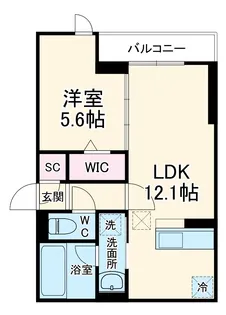 D PAINA 登戸II【3階】の間取り