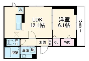 D PAINA 登戸II【3階】の間取り