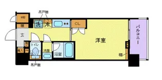 ZOOM品川南【9階】の間取り